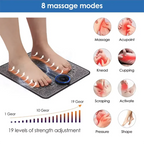 Electric Foot Massager Pad + Electric Muscle Massager