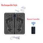Electric Foot Massager Pad + Intelligent Remote control