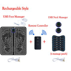 Electric Foot Massager Pad + Electric Muscle Massager