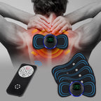 02 Electric Neck Massager + 10 Stickers + 02 Intelligent Remote Control