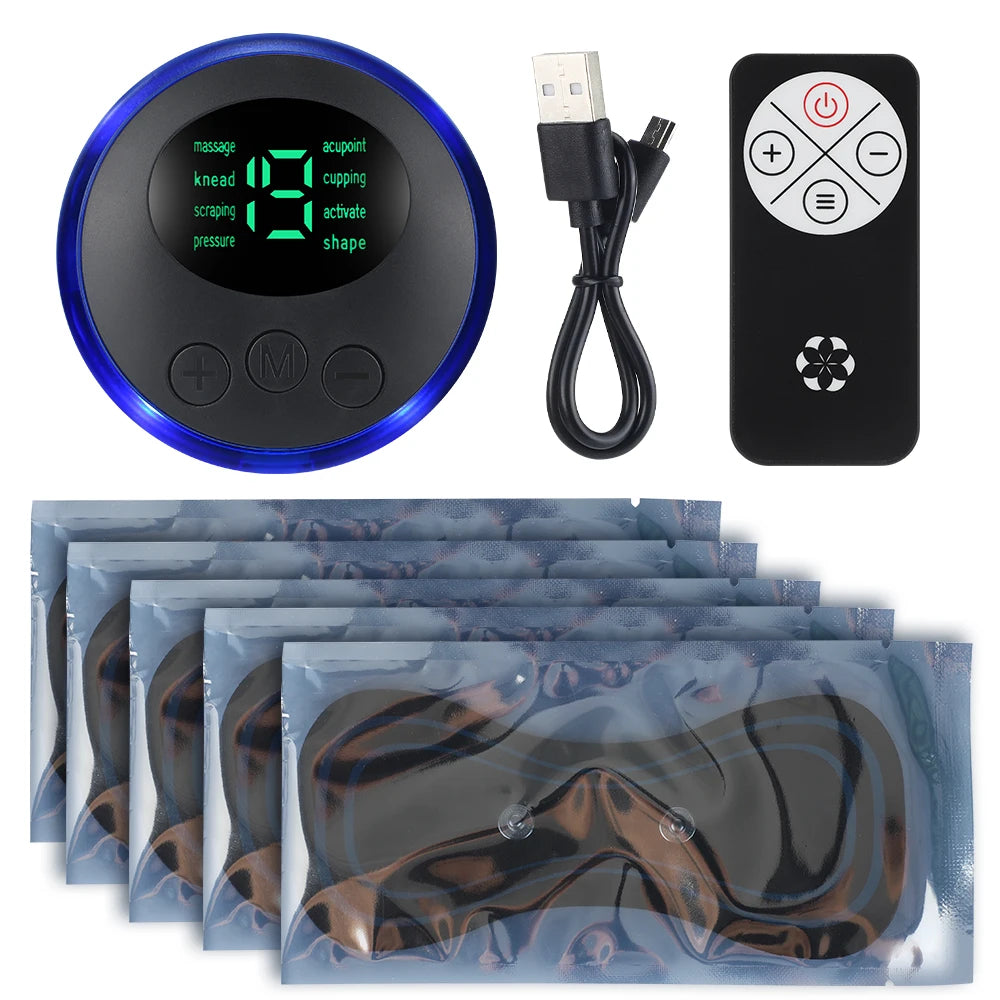 02 Electric Neck Massager + 10 Stickers + 02 Intelligent Remote Control