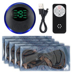 02 Electric Neck Massager + 10 Stickers + 02 Intelligent Remote Control