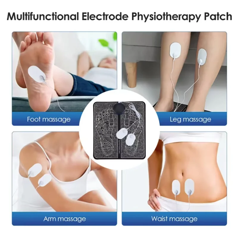 Electric Foot Massager Pad + Intelligent Remote control